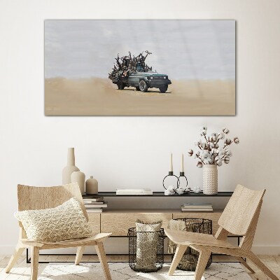 Banksy War Glass Wall Art