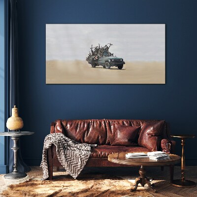 Banksy War Glass Wall Art