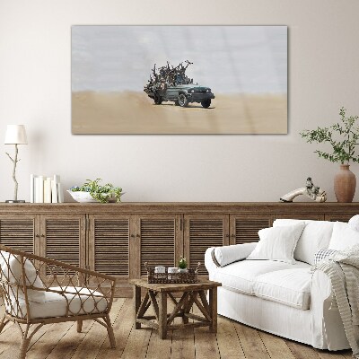 Banksy War Glass Wall Art