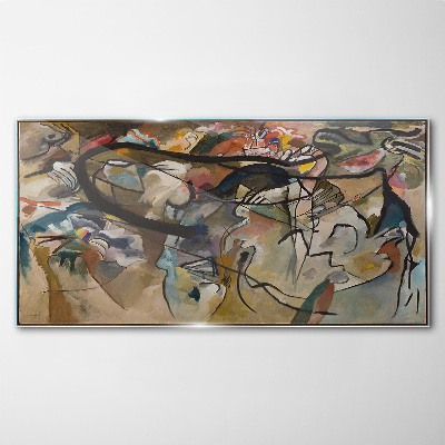 Composition V Kandinsky Glass Wall Art