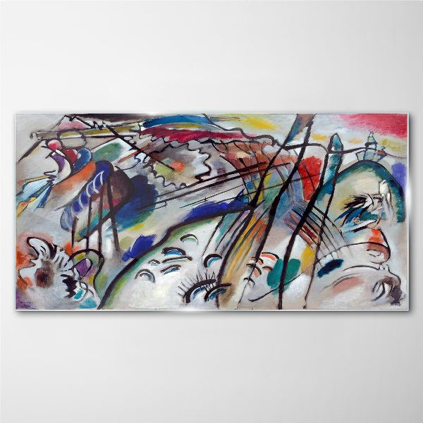 Improvisation 28 Kandinsky Glass Wall Art