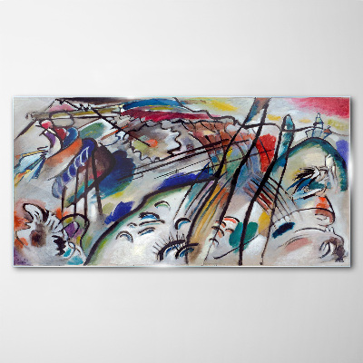 Improvisation 28 Kandinsky Glass Wall Art