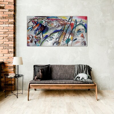 Improvisation 28 Kandinsky Glass Wall Art