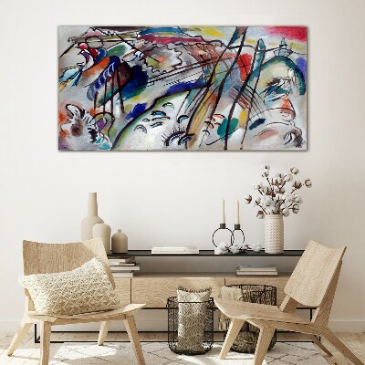 Improvisation 28 Kandinsky Glass Wall Art