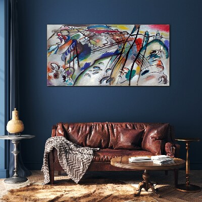 Improvisation 28 Kandinsky Glass Wall Art
