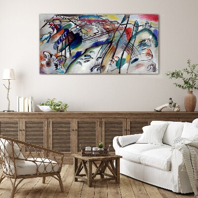 Improvisation 28 Kandinsky Glass Wall Art