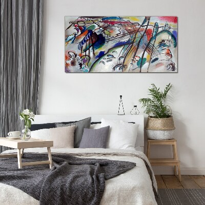 Improvisation 28 Kandinsky Glass Wall Art