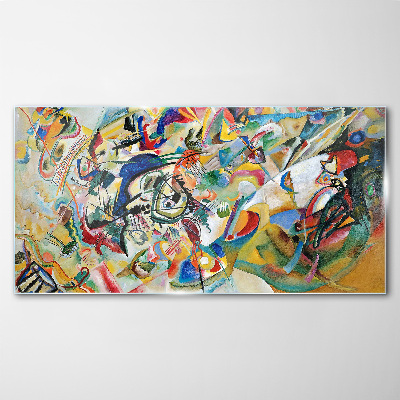 Composition VII Kandinsky Glass Wall Art