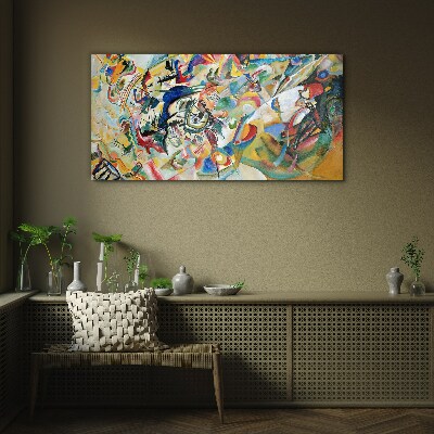 Composition VII Kandinsky Glass Wall Art