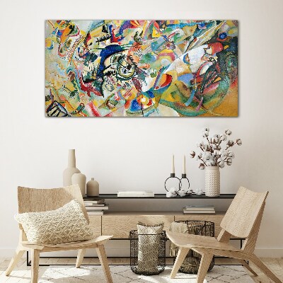 Composition VII Kandinsky Glass Wall Art