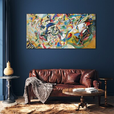 Composition VII Kandinsky Glass Wall Art