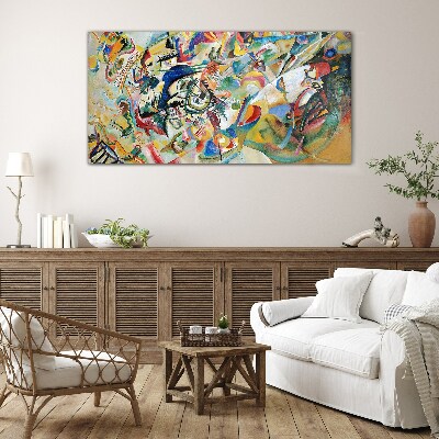 Composition VII Kandinsky Glass Wall Art