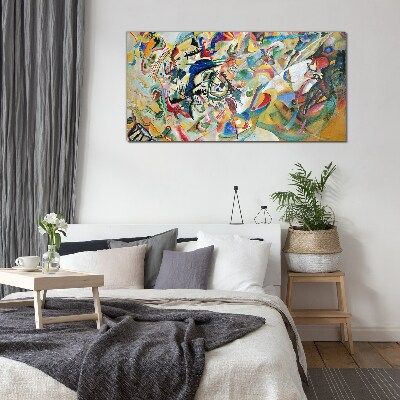 Composition VII Kandinsky Glass Wall Art
