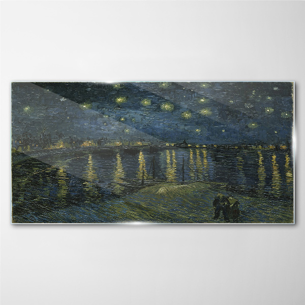 Stars over the Rhone Glass Wall Art
