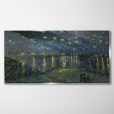 Stars over the Rhone Glass Wall Art