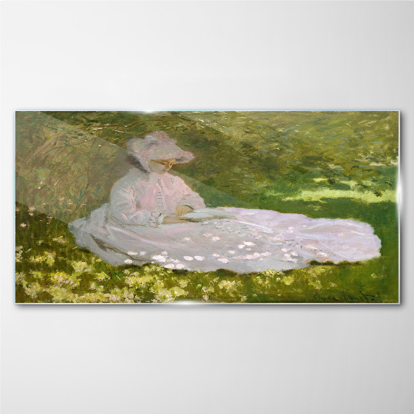 Peace in the garden Glass Wall Art