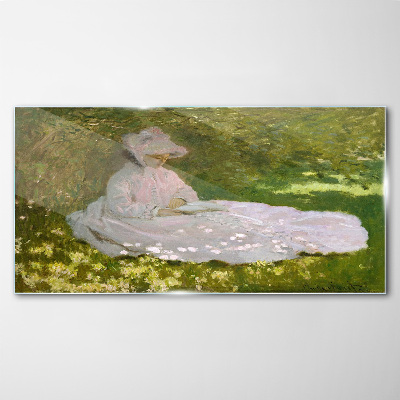Peace in the garden Glass Wall Art