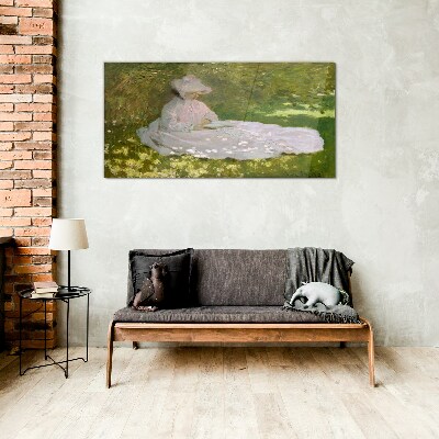 Peace in the garden Glass Wall Art