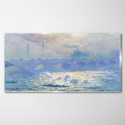 London Bridge Glass Wall Art