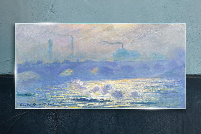 London Bridge Glass Wall Art