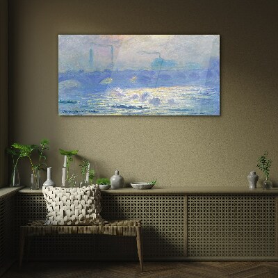London Bridge Glass Wall Art