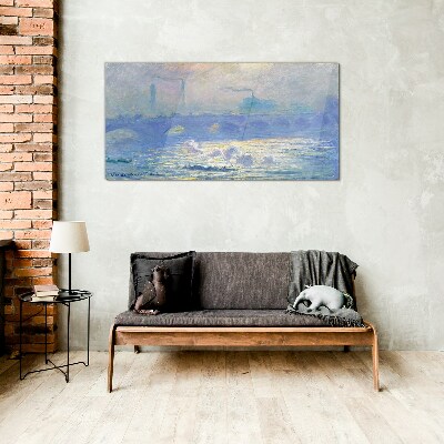 London Bridge Glass Wall Art