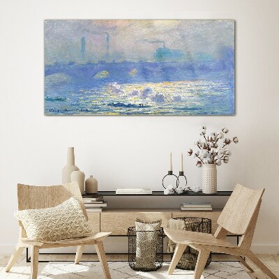 London Bridge Glass Wall Art