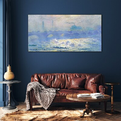 London Bridge Glass Wall Art