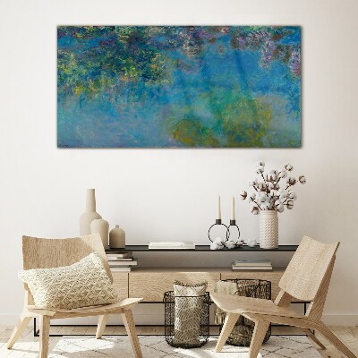 Immersed in colors Glass Wall Art