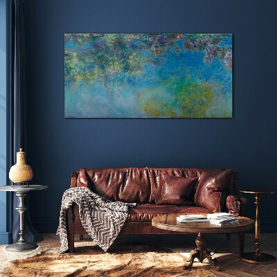 Immersed in colors Glass Wall Art