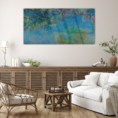 Immersed in colors Glass Wall Art