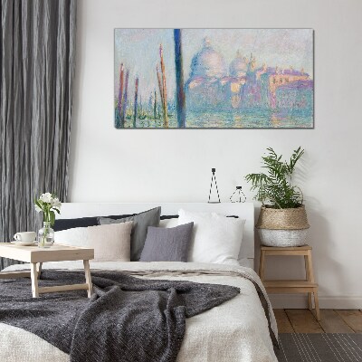 Venice in the morning Glass Wall Art