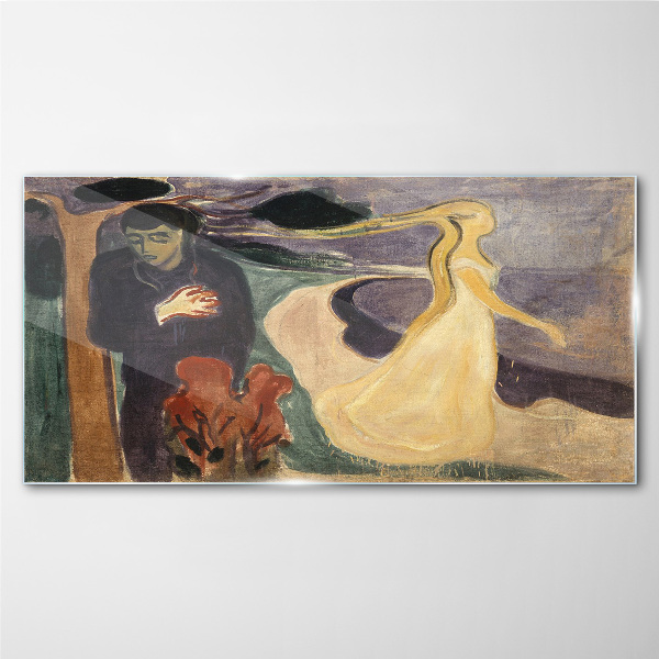 Love and longing Glass Wall Art