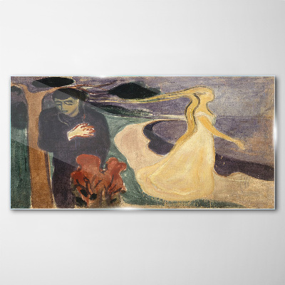 Love and longing Glass Wall Art