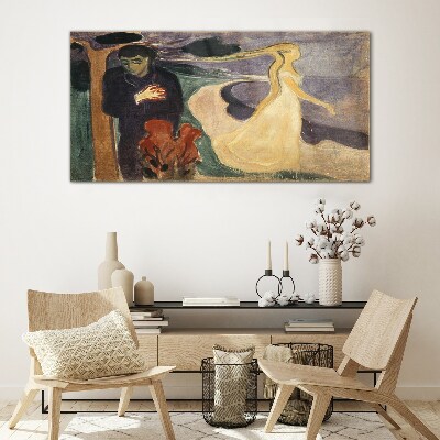 Love and longing Glass Wall Art