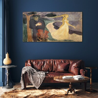 Love and longing Glass Wall Art