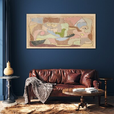 Abstract landscape of emotions Glass Wall Art