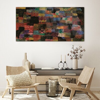 Colorful Mosaics Glass Wall Art