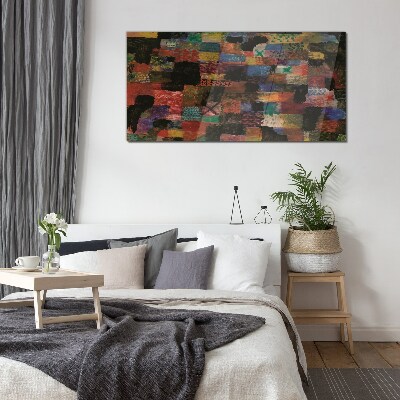 Colorful Mosaics Glass Wall Art