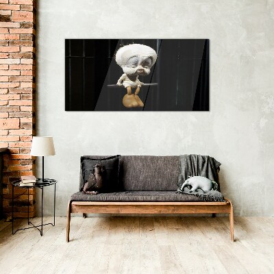 Frozen in time Glass Wall Art