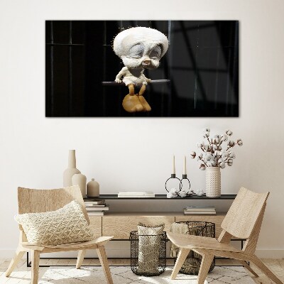 Frozen in time Glass Wall Art