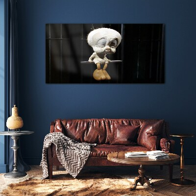 Frozen in time Glass Wall Art
