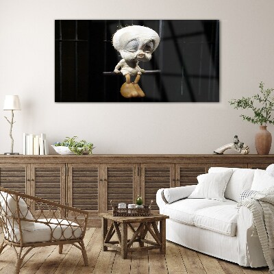 Frozen in time Glass Wall Art