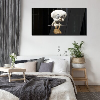 Frozen in time Glass Wall Art