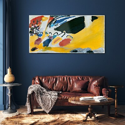 Colors in motion Glass Wall Art