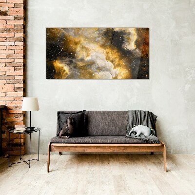 Cosmic Expression Glass Wall Art