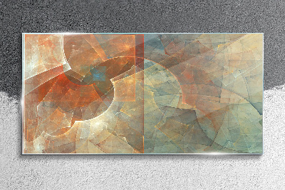Modern abstract Glass Wall Art
