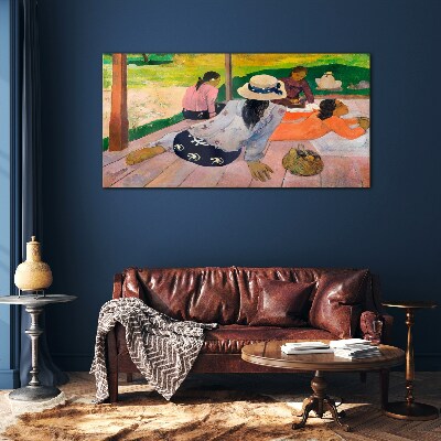 Relax in the tropics Glass Wall Art