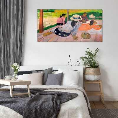 Relax in the tropics Glass Wall Art