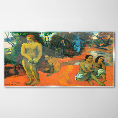 Te Pape Nave Nave Paul Gauguin Glass Wall Art